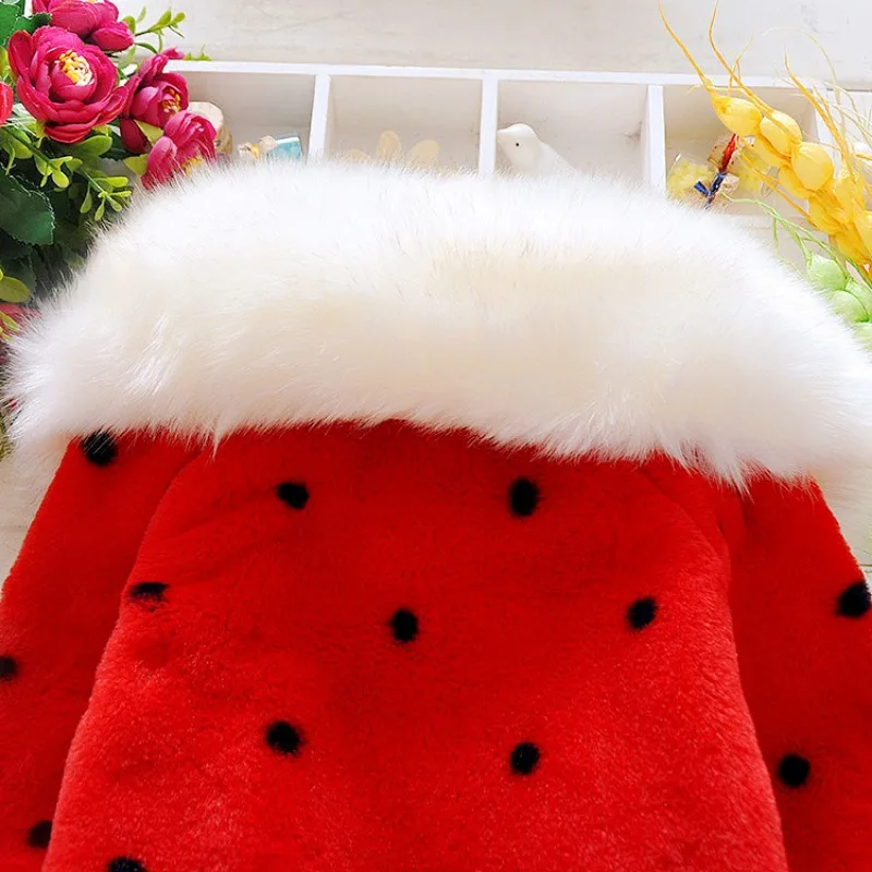 Winter New Baby Cute Sweet Fashion Everything Princess Girls Thickened Warm Cloak Cloak Coat