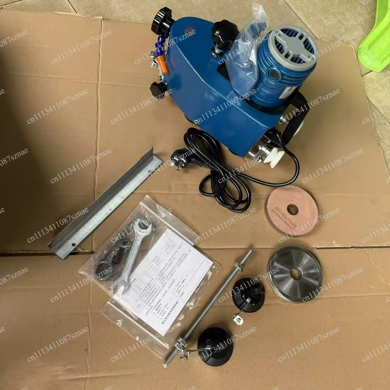 Glass and Tile Edge Polishing Machine, Portable for Curved/Straight Lines, Round/Straight Edges and Irregular Shapes
