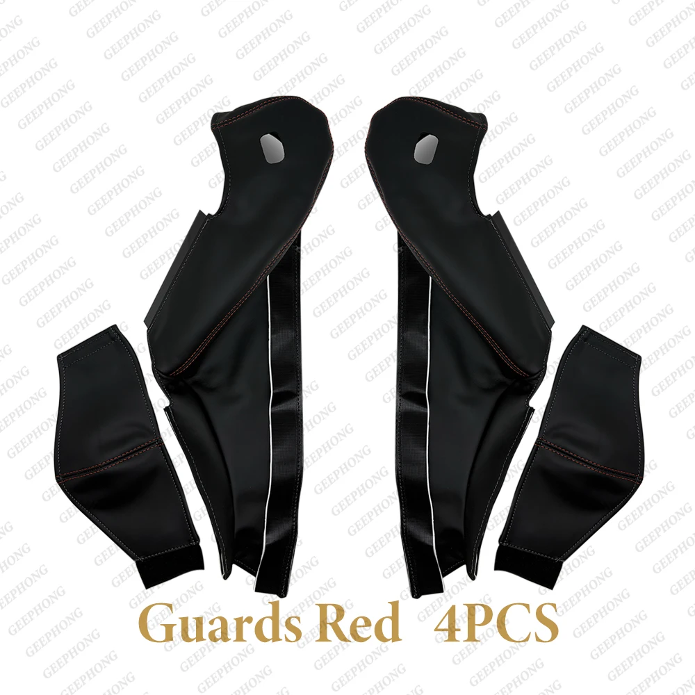 For Porsche 911, Cayman, Boxster, GT4, Spyder, 918 (2014–2026) Full Bucket Seats – Carbon Fiber Bolster Protectors 4pcs