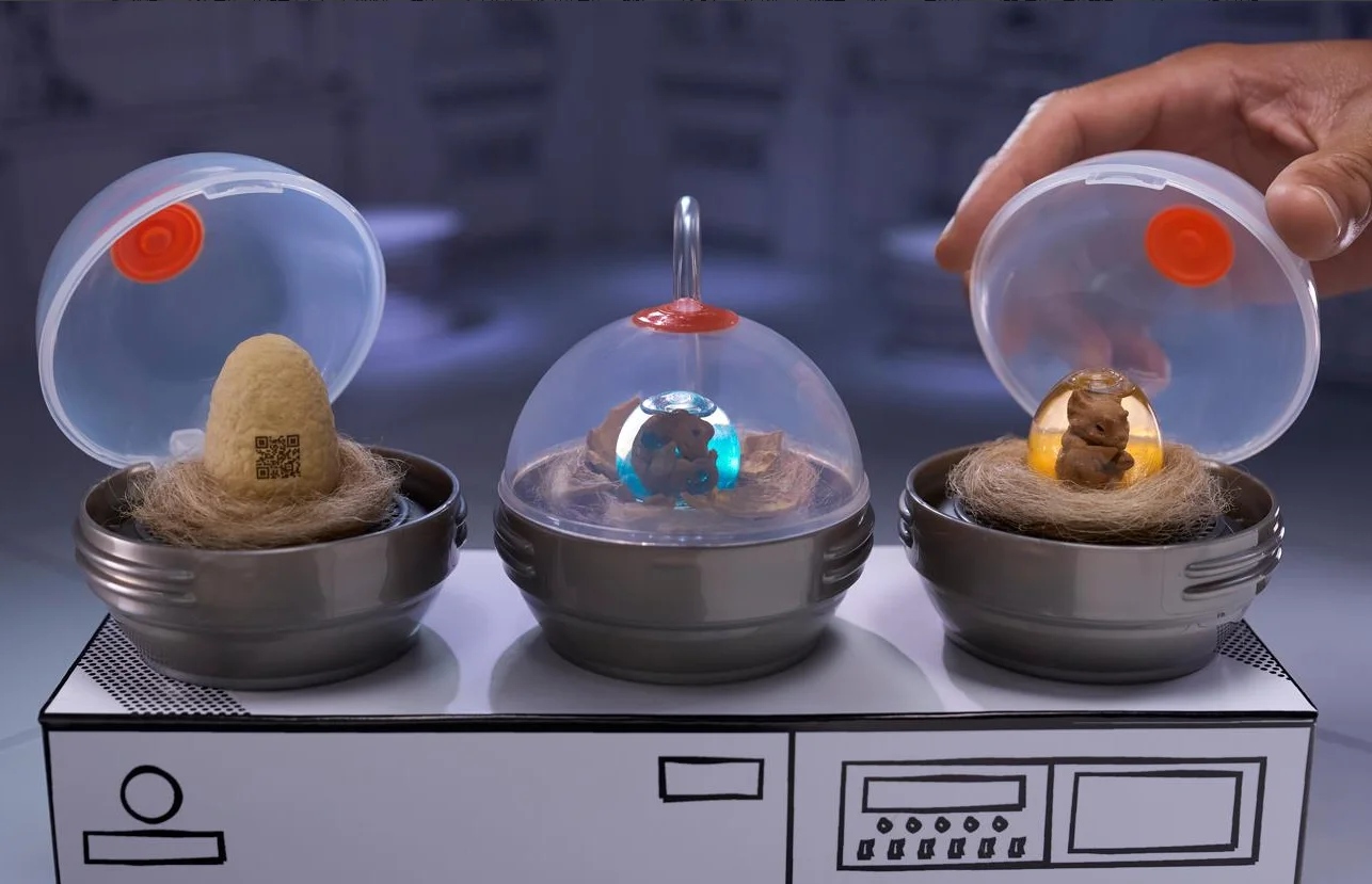 Miniverse Asli Make It Mini Dinosaurus Dunia Jurassic Diy Bola Buta Telur Dinosaurus Mainan Diy Anak Hadiah Ornamen Bola Buta