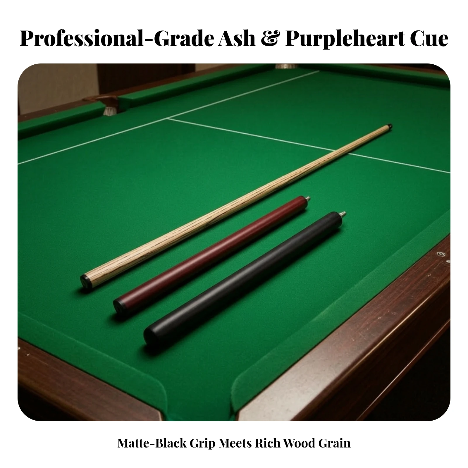Break Jump Cue Wrapless jump/break Cue Stick Long-Lasting Stone-Grade for Game Room