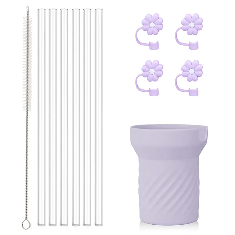 

Cup Parts Accessories For Stanley Straw Cover 40 Oz Boot Straw Cover For Stanley 40 Oz Tumbler-B09B