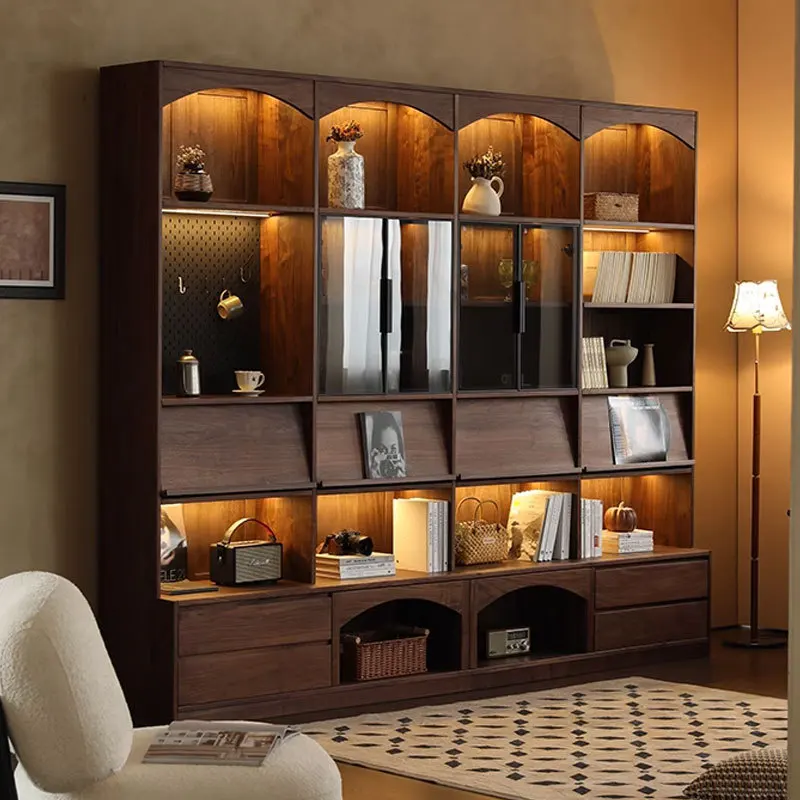 Factory Direct 2026Customizable North American Black Walnut Living Room Furniture