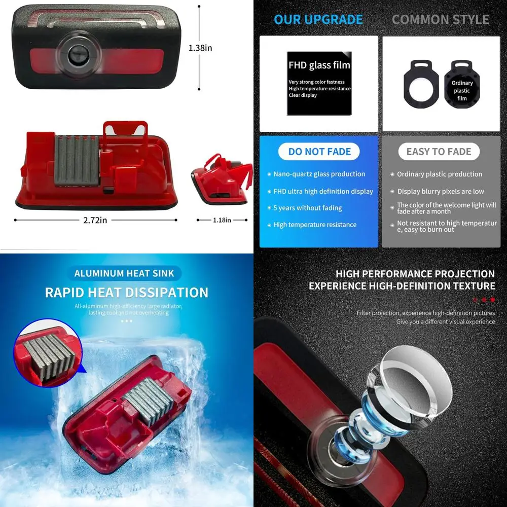 

LED Logo Projector Lights Kit for Mercedes S-Class 2021-2024, C-Class 2022-2024, E-Class 2024, EQS, GLC