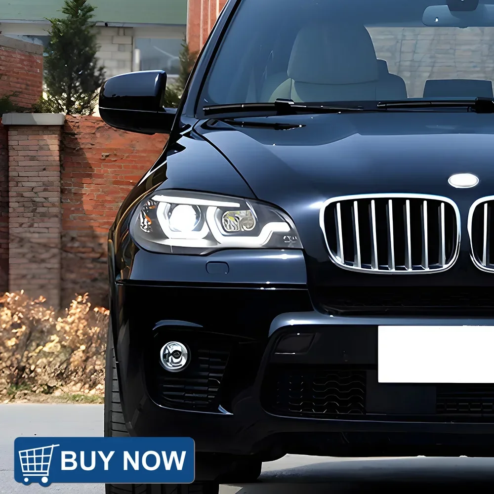 

Автомобильные фары для BMW X5 E70 30i 35i 40i 2007-2013 Обновление светодиодов DRL Объектив проектора Plug and Play Инструмент Аксессуары в сборе
