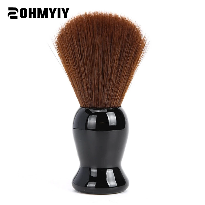 Natural Badger Hair Men's Shaving Brush Barber Salon Men Facial Beard Cleaning Appliance Shave Tool Razor Brush With Wood Handle