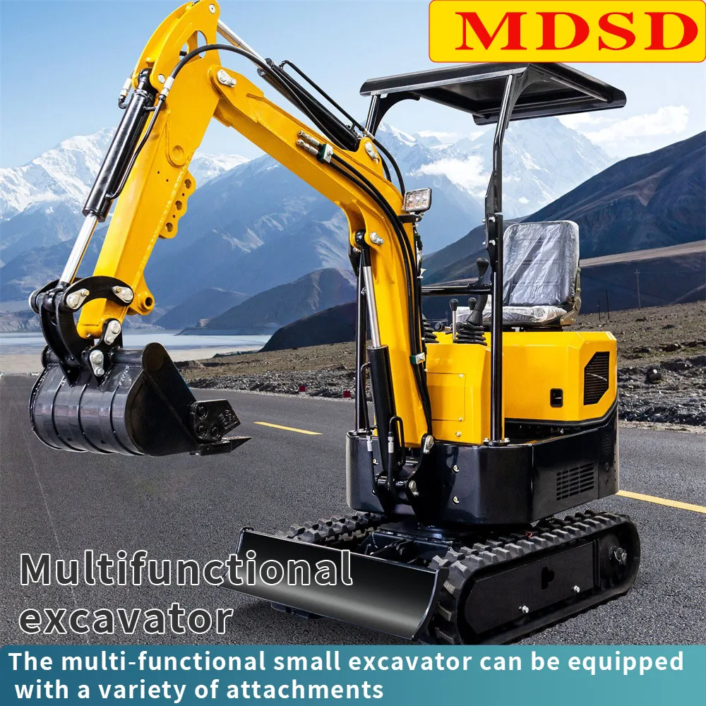 Fast shipping!!! Mini Excavator  EPA Farm Garden New Crawler Digger Kubota Engine 0.8T 1.2T 1.5T 1.8Tsmall Excavators customize