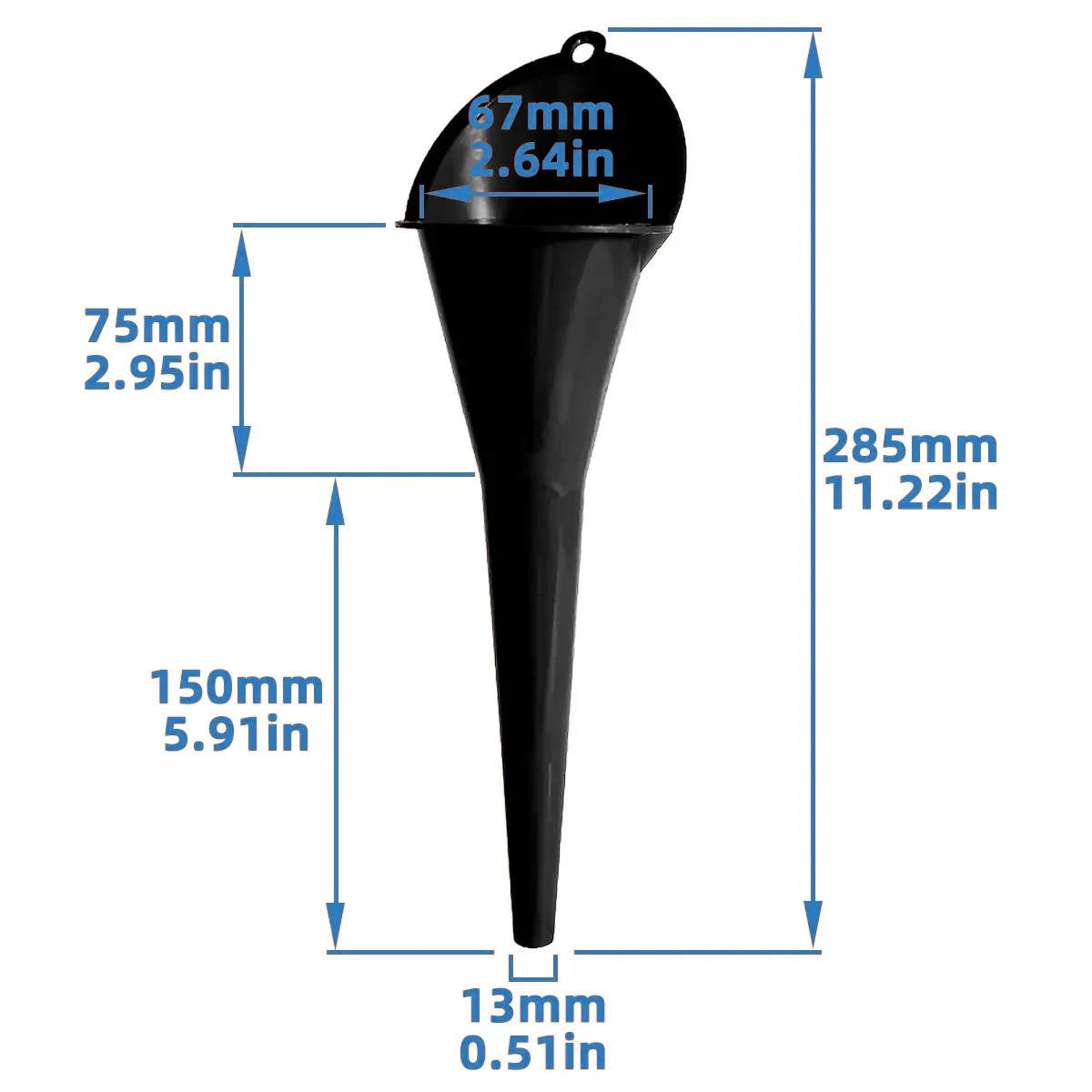 1/2/3/5/10/20PCS Universal Car Fuel Funnel Long Stem Plastic Funnel Oil Gas Filling Funnel Vehicle Engine Oil Funnel Auto Parts view 6