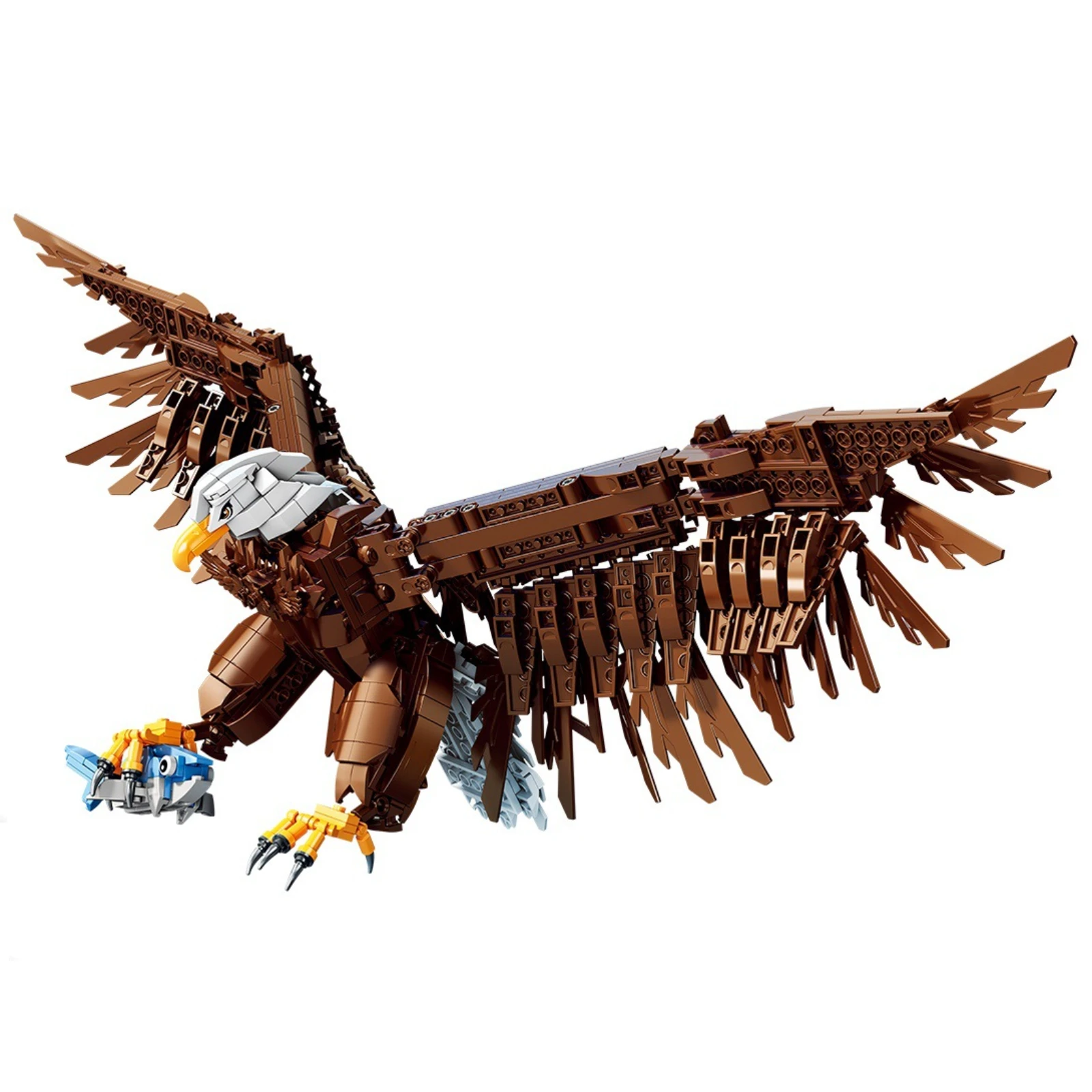 DK 7079 1214pcs Águia com Base Raptor Kit de Blocos de Construção de Modelo Animal