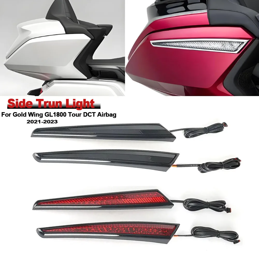 

For Honda Goldwing Gold Wing GL1800 Tour DCT Airbag 2021-2023 Motorcycle Trunk Side light Turn Signal Decorative lamp