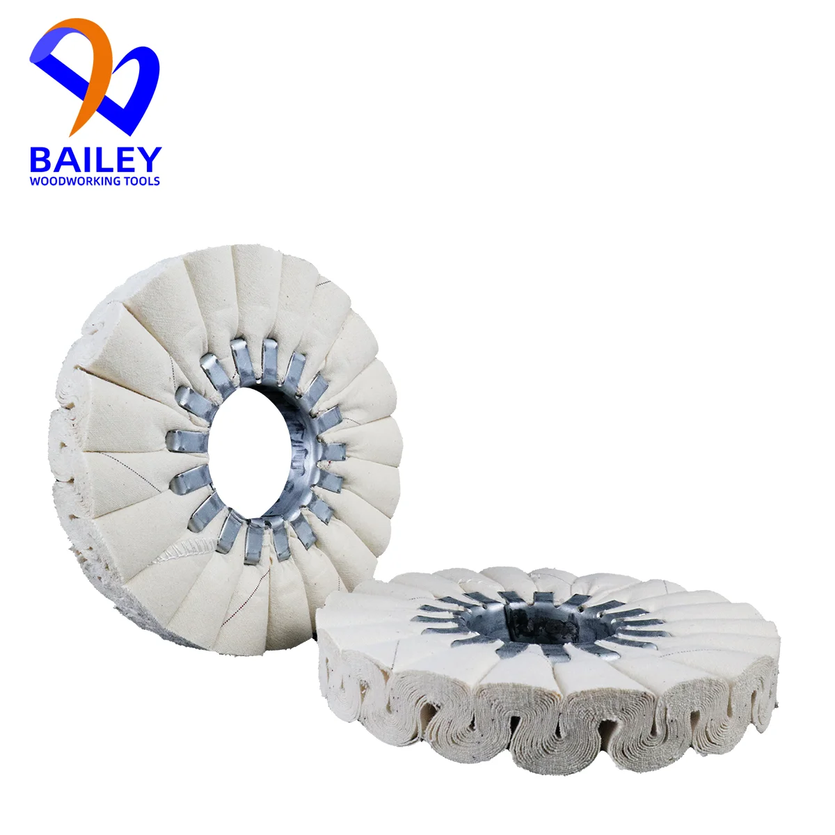 BAILEY 5PCS 150x50x20mm Buffing Wheel With Iron Polishing Wheel for KDT HOMAG Edge Banding Machine Woodworking Machinery