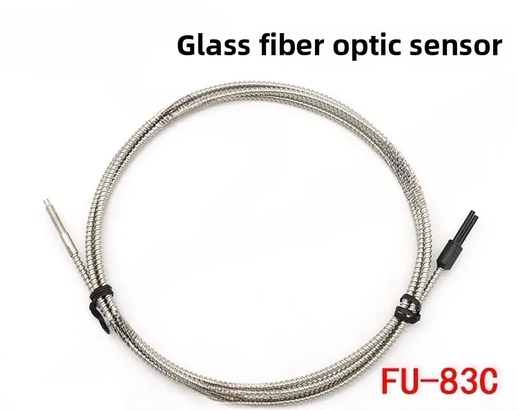1M 1.5M 2M reflective glass fiber optic sensor, high temperature resistance of 300 degrees