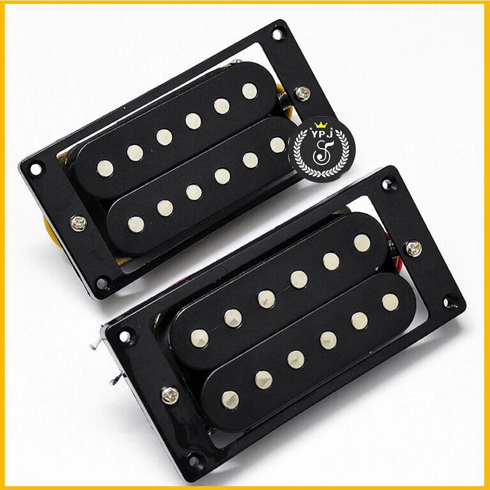 1 Set For Electric Guitar Pickups Humbucker Size Single Coil Magnet Ceramic Guitars Pickup Accessories Black