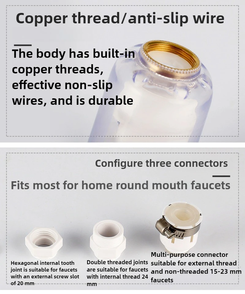 0.1-0.4Mpa 蛇口セラミックフィルターカートリッジフィルター水道浄水器家庭用キッチン非直接飲料機浄水器 ABS