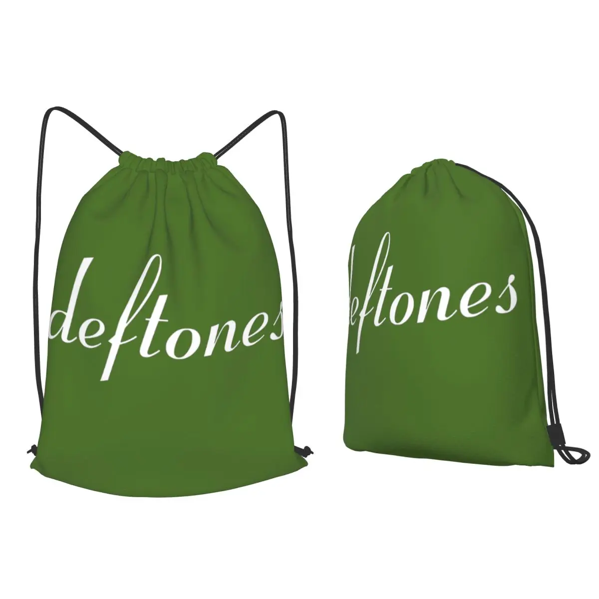 

Metal Punk Rock Deftones Backpacks Fashion Drawstring Bags Shoes Bag Book Bags for Travel School
