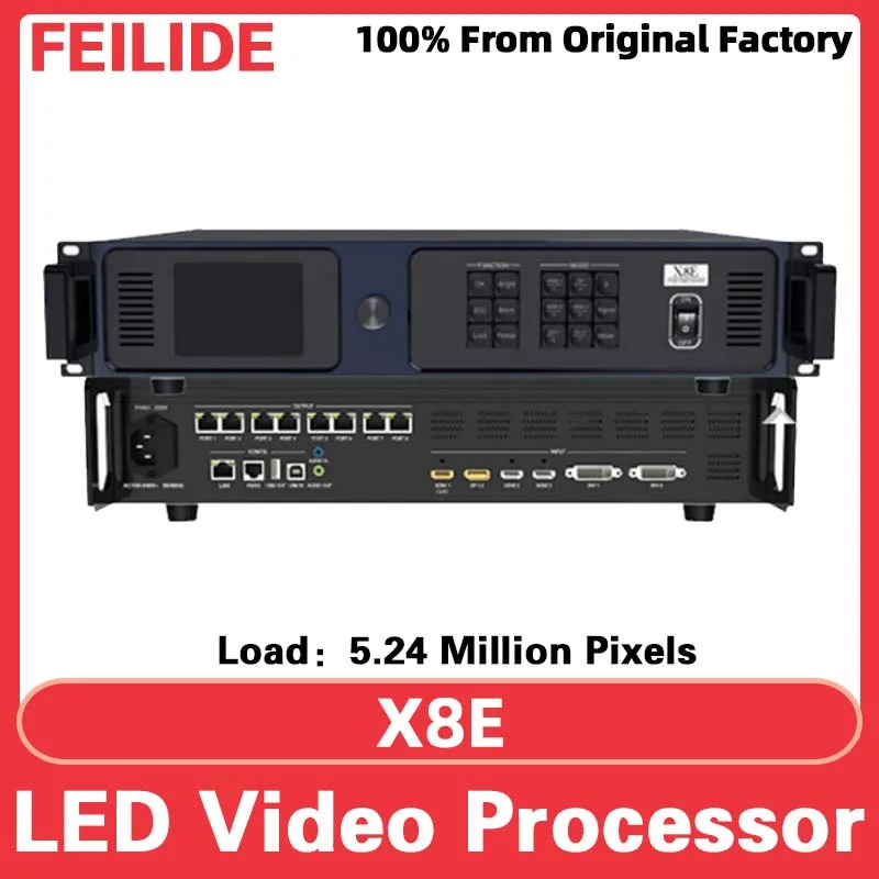 

Colorlight X8E Video Processor Indoor And Outdoor RBG Full Color Module LED Display Controller Supports HDMI DVI DP Input