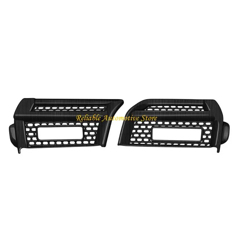 M68B Interior Dashboard Air Outlet Frame Trim Cover for 2026 Left-Drive Model, 2 Piece ABS Pair with Adhesive Backing