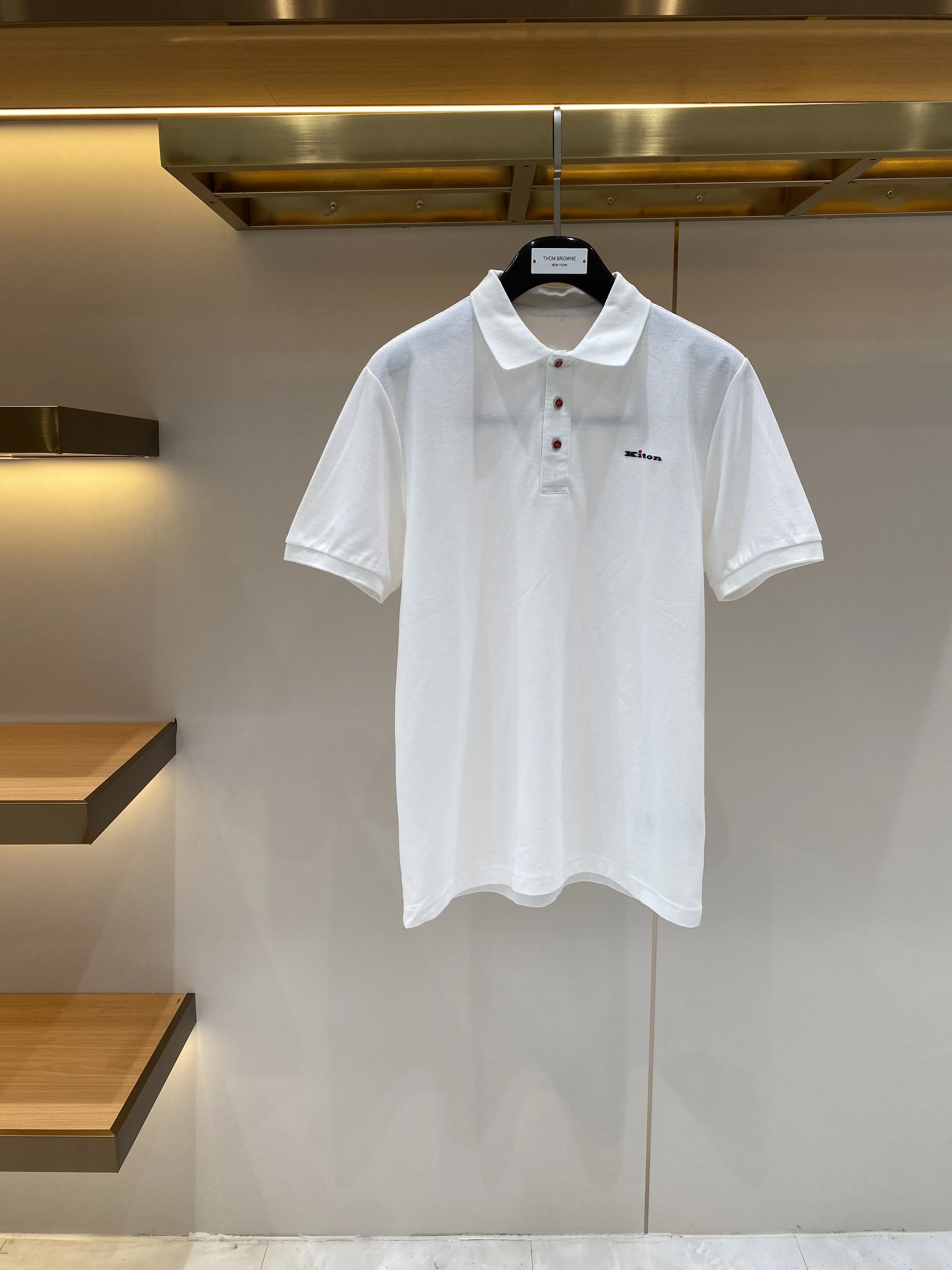 2026 Men's Business Casual Solid Color Cotton Lapel Short Sleeve POLO Shirt