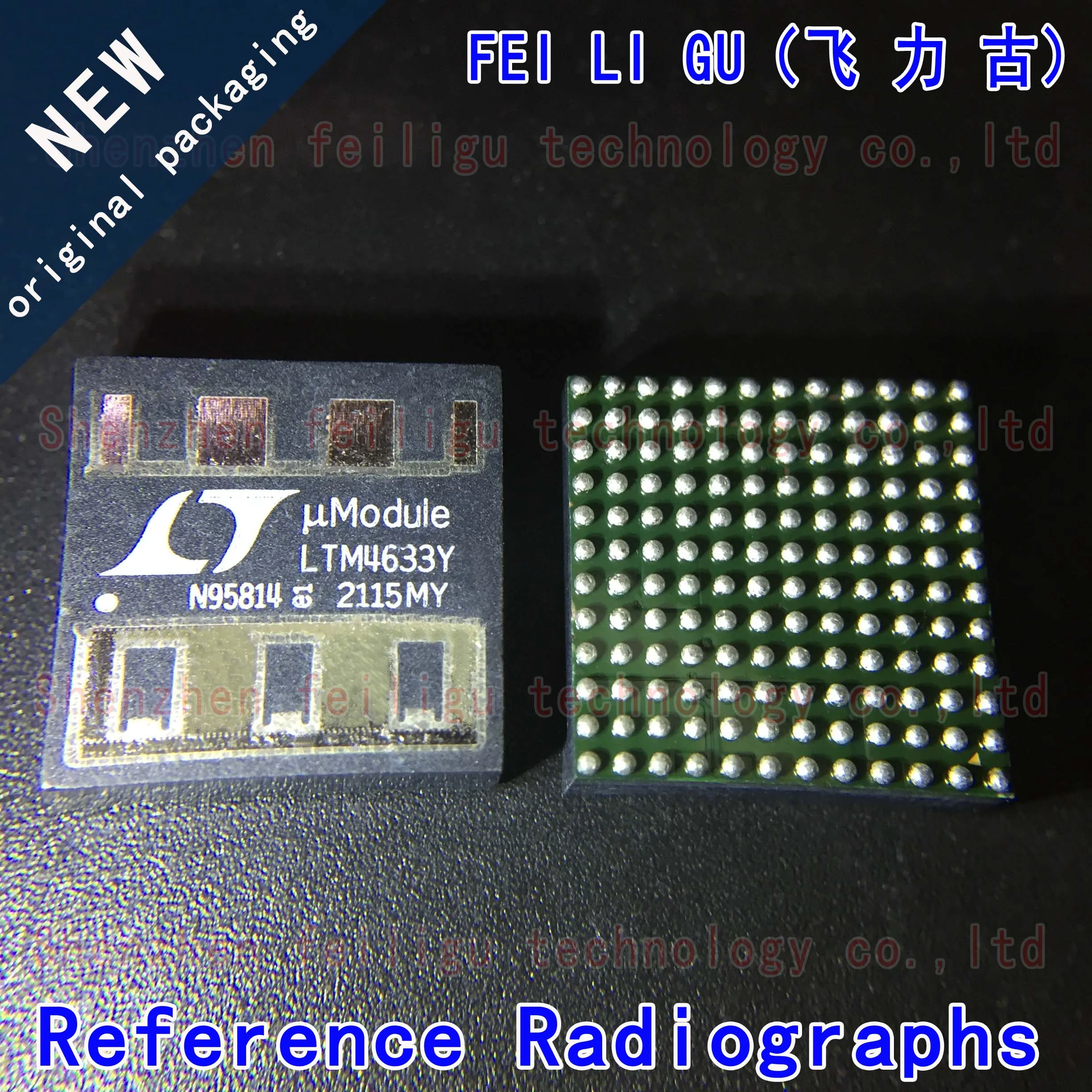 

1PCS 100% New Original LTM4633EY#PBF LTM4633IY#PBF LTM4633EY LTM4633IY LTM4633Y LTM4633 Package: BGA144 DC-DC Power Chip