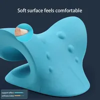 【New Upgraded Quality】Neck Shoulder Stretcher Relaxer Cervical Chiropractic Traction Device Massage Pillow For Pain Relief