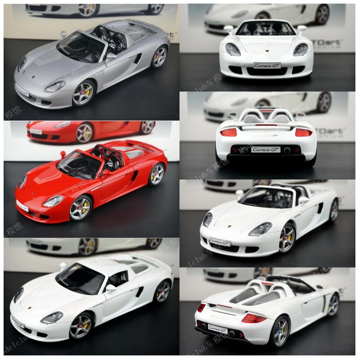 Autoart 1:18 Carrera GT Alloy Full Open Limited Edition Resin Metal Model Ornament Toy Birthday Gift