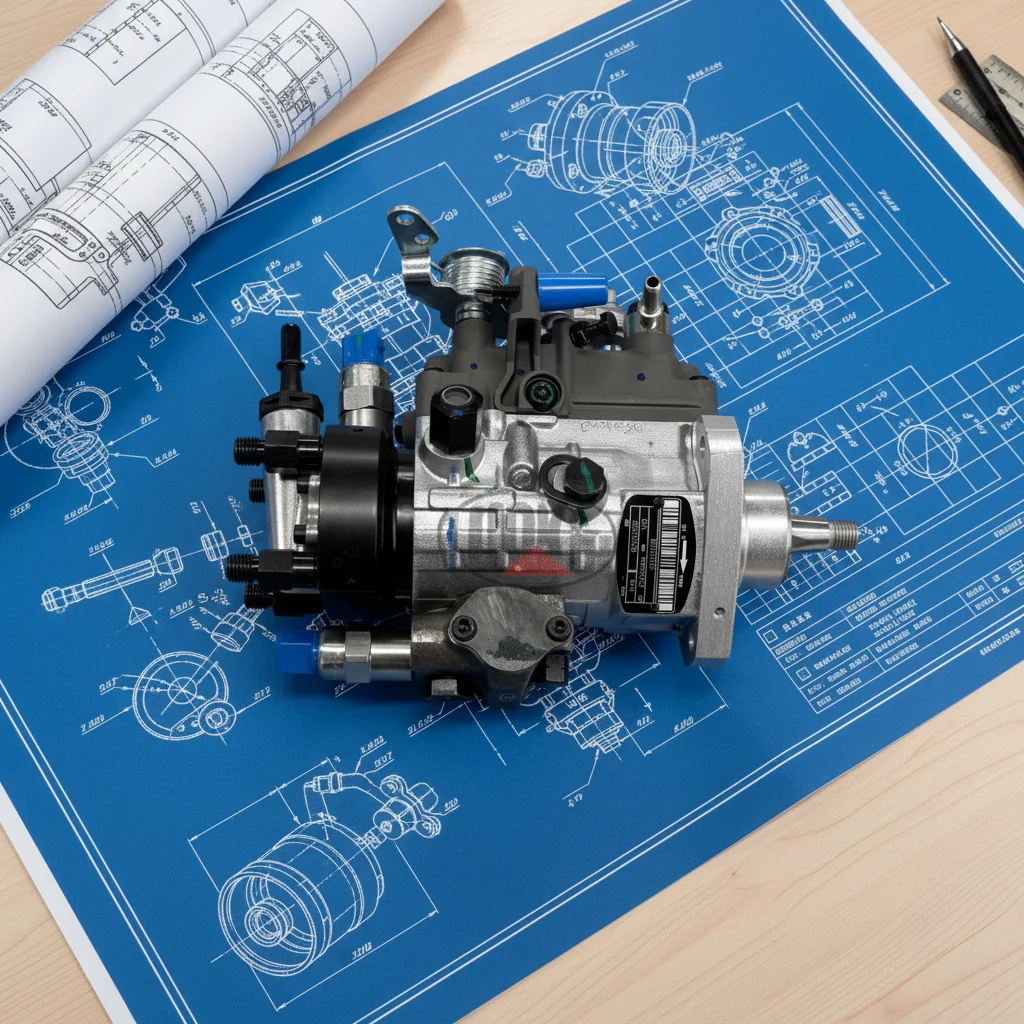 For 9323A260G Fuel Injection Pump New for JCB 444 T1 Engine Backhoe Loader 3CX 4CX Diesel Parts