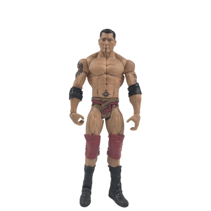 그림 레슬링 선수 액션 여성 남성 컬렉션 관절 움직일 수있는 인형 장난감 테이블 장식 소년 어린이 생일 선물 18cm 3