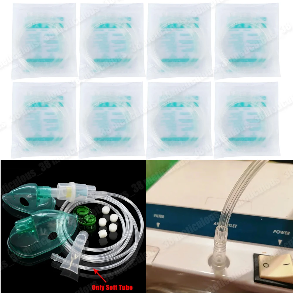 

1-10PCS 1.6M Atomizer Soft Tube for Adult Children Inhaler Catheter Nebulizer Cup Hose Medicinal Home Air Compressor Nebulizer