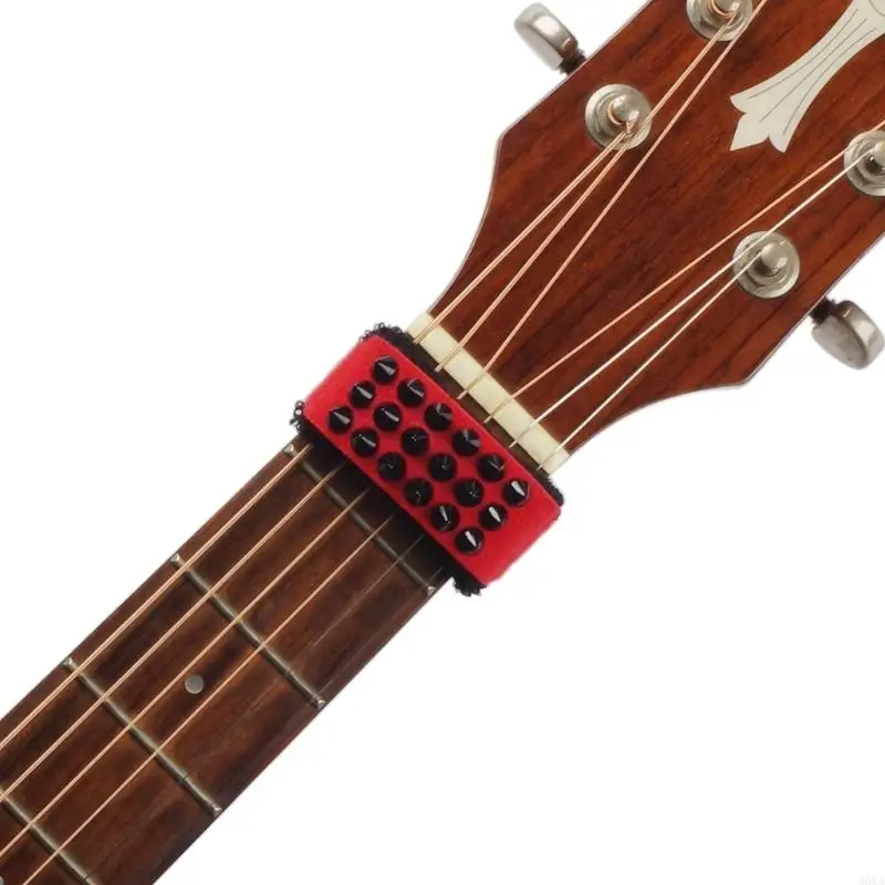 A0KA Punk Guitar String Muter Guitar Fretboard Muting Wrap String Mute Noise Reducer Dampener Fit for 6/7 String Guitar