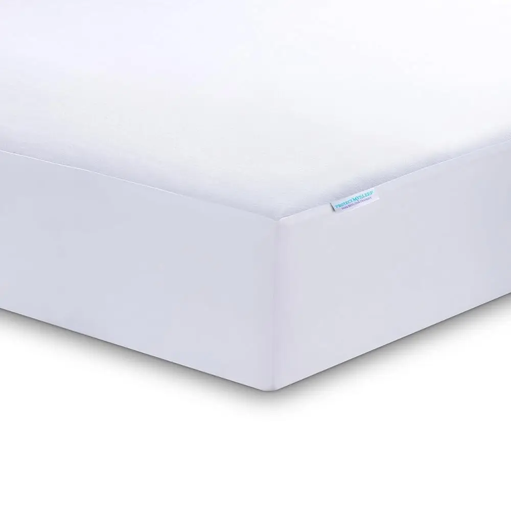 

® Tencel Mattr Protector Twin Size - 5-Sided, 100% Waterproof, Hypoallergenic, Soft, Natural Fiber Mattr Cover
