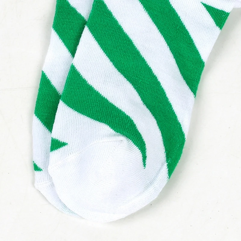 Chaussettes rayées pour adultes, cuissardes hautes au-dessus du genou, chaussettes noël avec nœud, bas longs