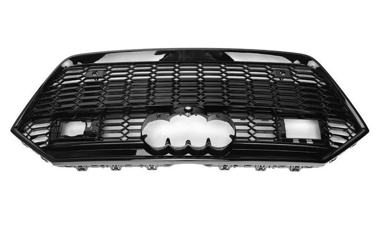 جودة عالية A7 C8 ABS مركز شواء RS7 نمط لـ Aud A7 S7 Honeycomb Gril |   C8 2019+ مع ACC