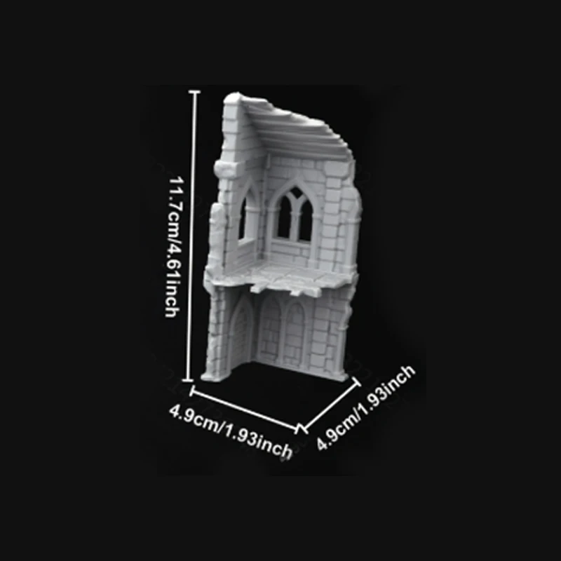 Bricolage modèle construction ruines Terrain paysage pour DND/marteau/Wargame 3D imprimé Wargaming T