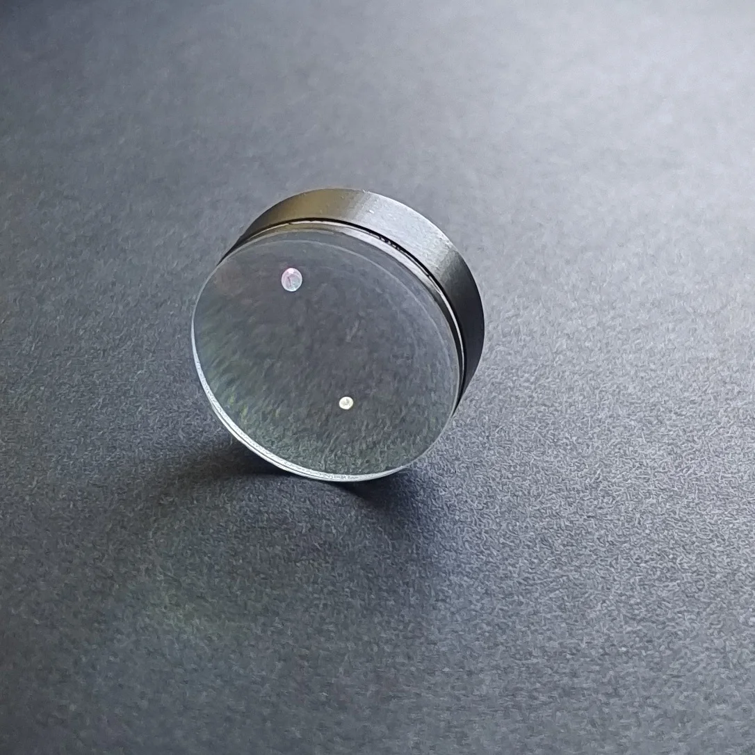 Lentille achromatique Double ciment de diamètre 22.5mm, pour bricolage, lentille d'objectif de télescope astronomique réfractable