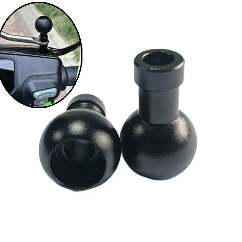 One Piece Motorcycle Camera Mount - M6 M8 M10 Bracket Connector with 17mm/25.4mm Ball Head