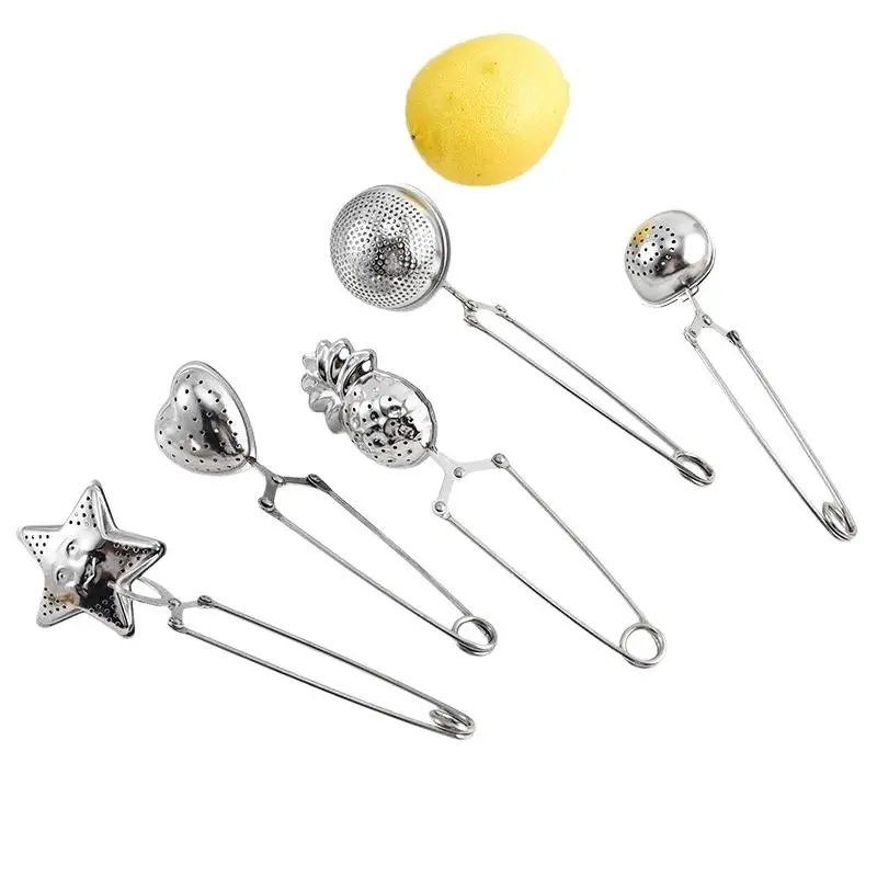 Creative Stainless Steel Tea Infuser Reusable Tea Strainer Coffee Filter Diffuser for Loose Leaf Tea Home Office Outdoor