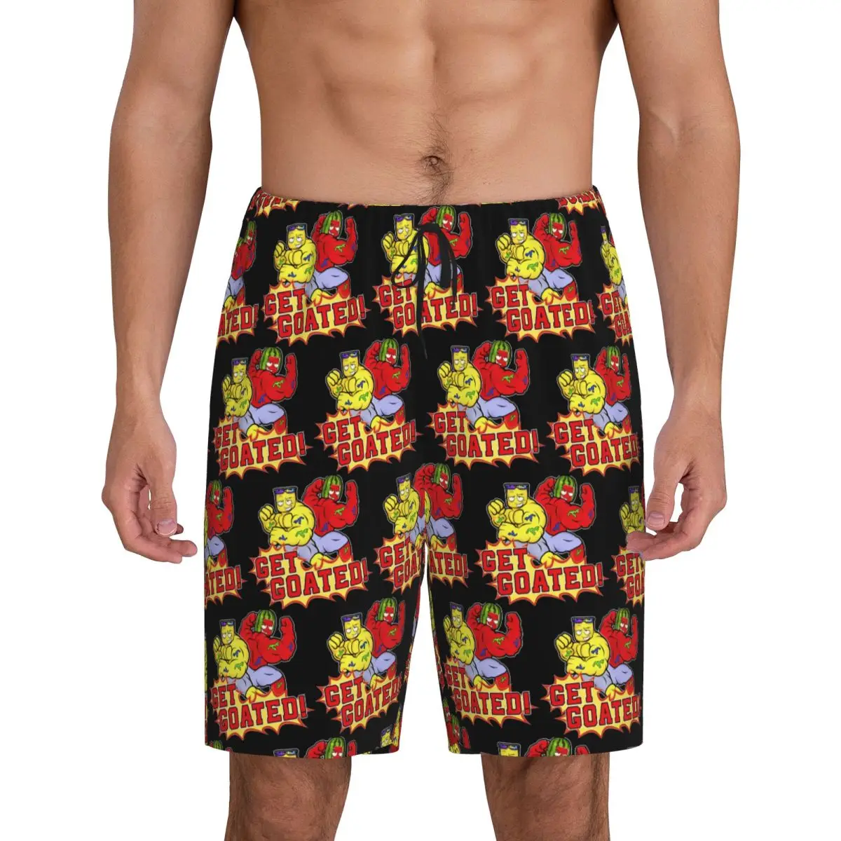 

Custom Sunny And Melon Short Pajama Pants Men Sleepwear Sleep Lounge Bottom Shorts Sleeping Pants