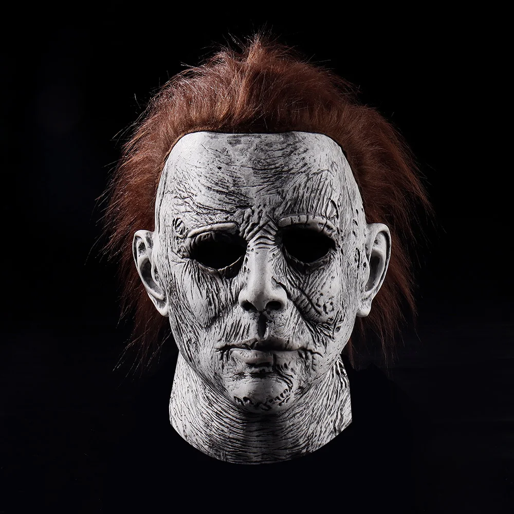 

Horror Halloween Killer Michael Myers Mask Cosplay Scary Demon Latex Helmet Carnival Masquerade Party Costume Props