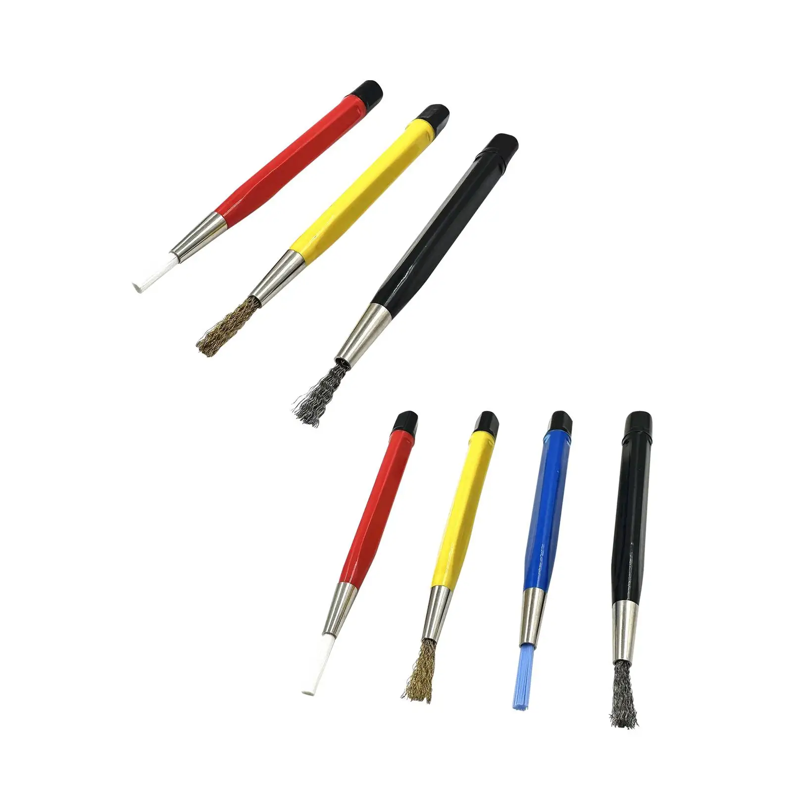 Scratch Brush Pen Set Sanding Brush Fiberglass Pen for Cell Phone Electrical Circuit Boards Jewelry Workers Watch Components