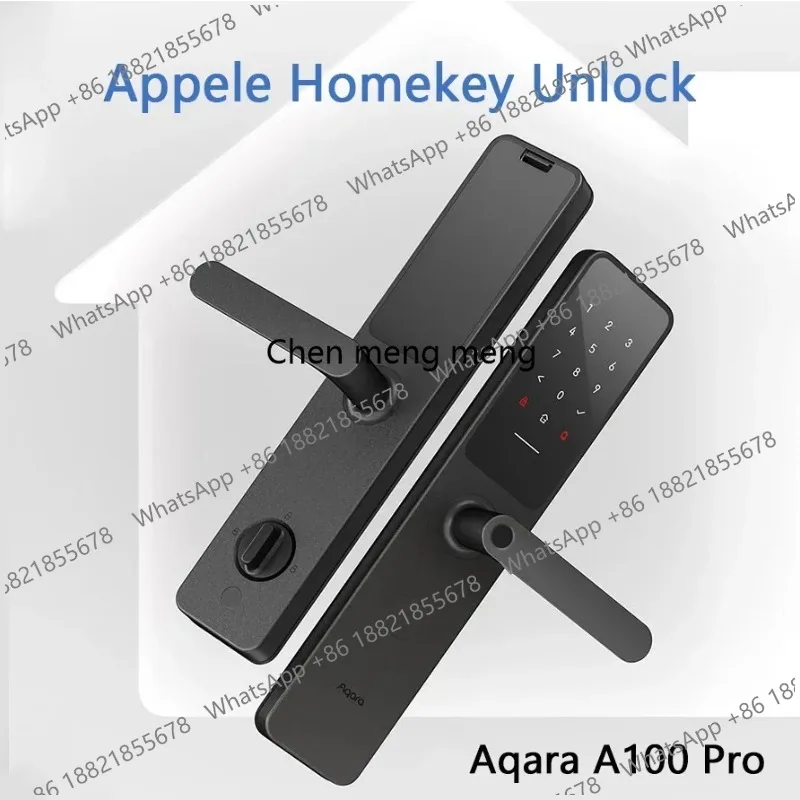Aqara Smart Door Lock A100 Pro CN Bluetooth 5.0 Zigbee Apple Homekey Unlock Fingerprint Unlock Work For Apple