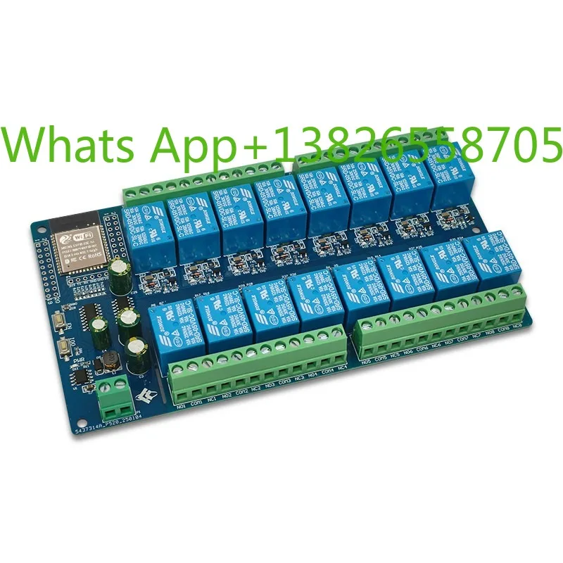 DC5V power supply ESP32 16-channel relay module development board ESP32-secondary development