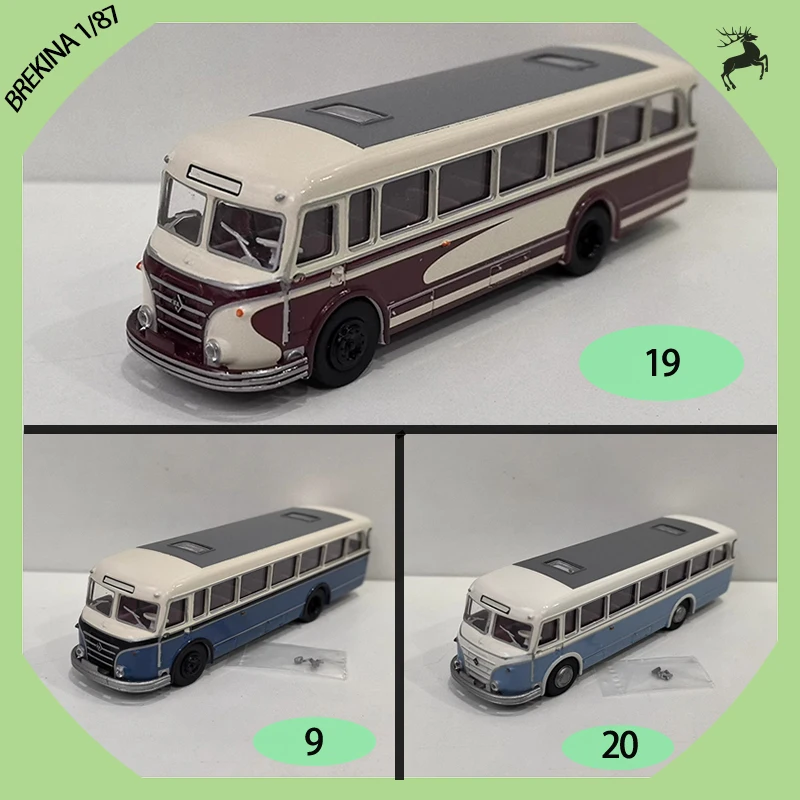 

BREKINA 1/87 HO IFA H 6 B автобус пластиковая имитация модели автомобиля статическая коллекция украшенные праздничные игрушки сувенирный подарок