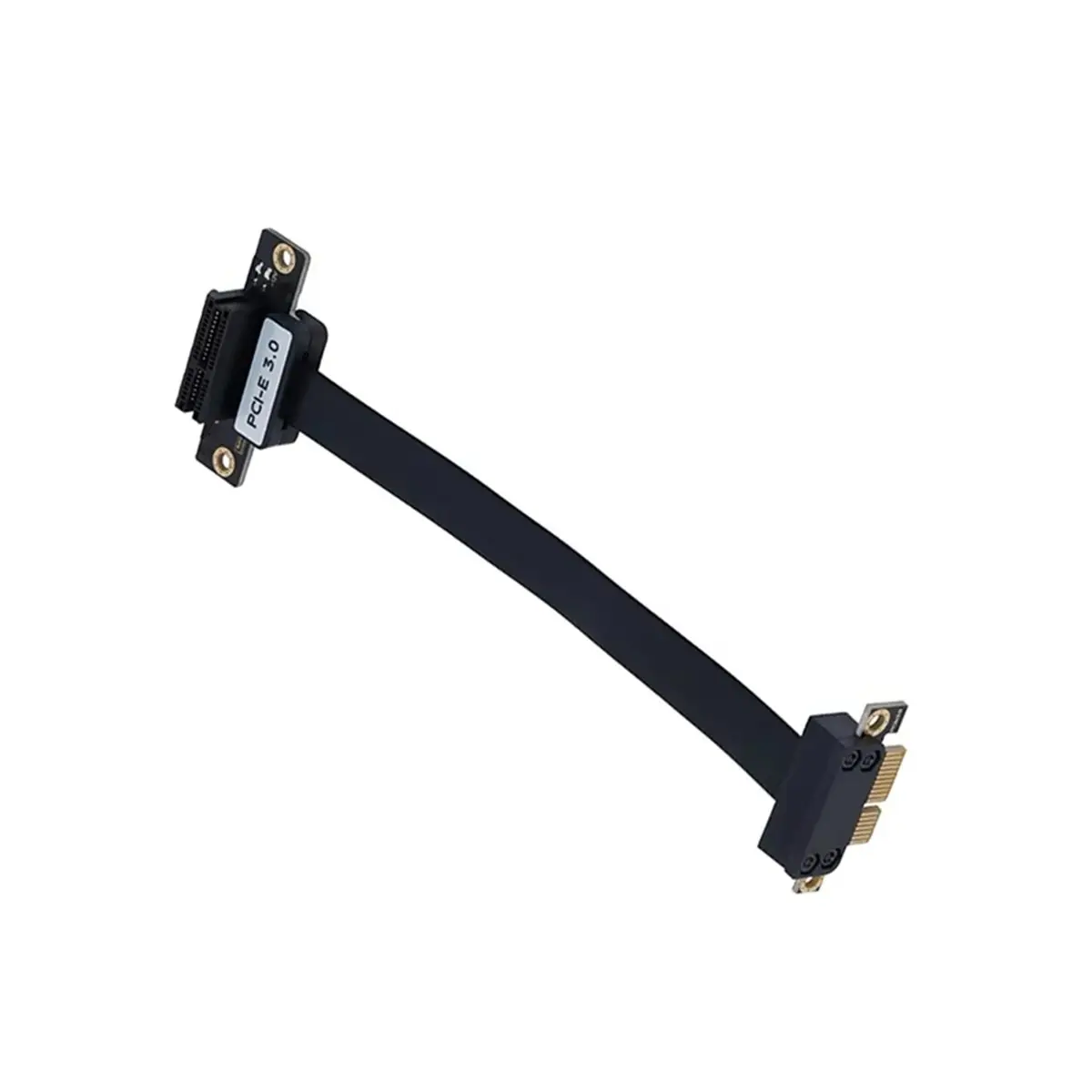 NEW FACTORY~PCIE X1 Riser Cable 90 Degree Right Angle PCIe 3.0 X1 to X1 Extension Cable PCI Express 1x Riser Card Ribbon Extende