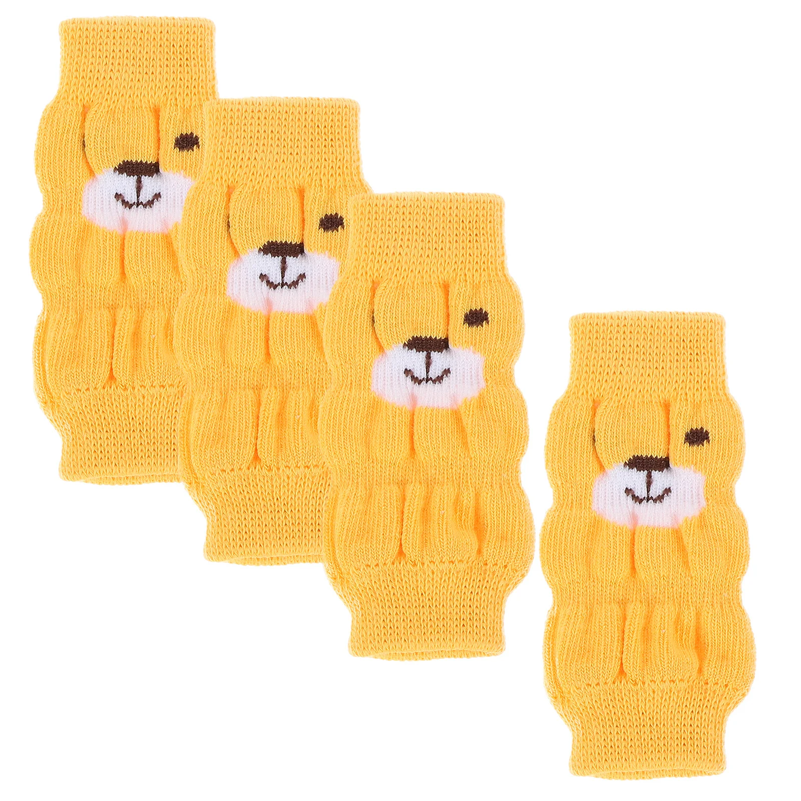 

4pcs Anti-Slip Outdoor Pet Anti-Skid Leg Stockings Pet Winter Dog Leg Protection Socks Socks Dog Knee Protectors