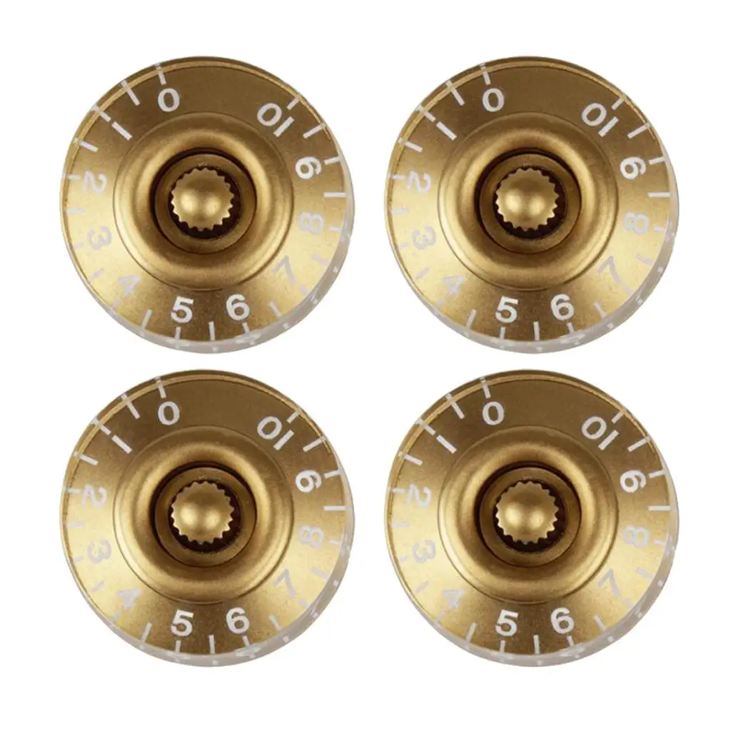 

Ручки регулировки скорости для гитары, золотистые пластиковые колпачки для регулировки громкости и тембра, аксессуары для музыкальных инструментов, замена для электрогитары LP