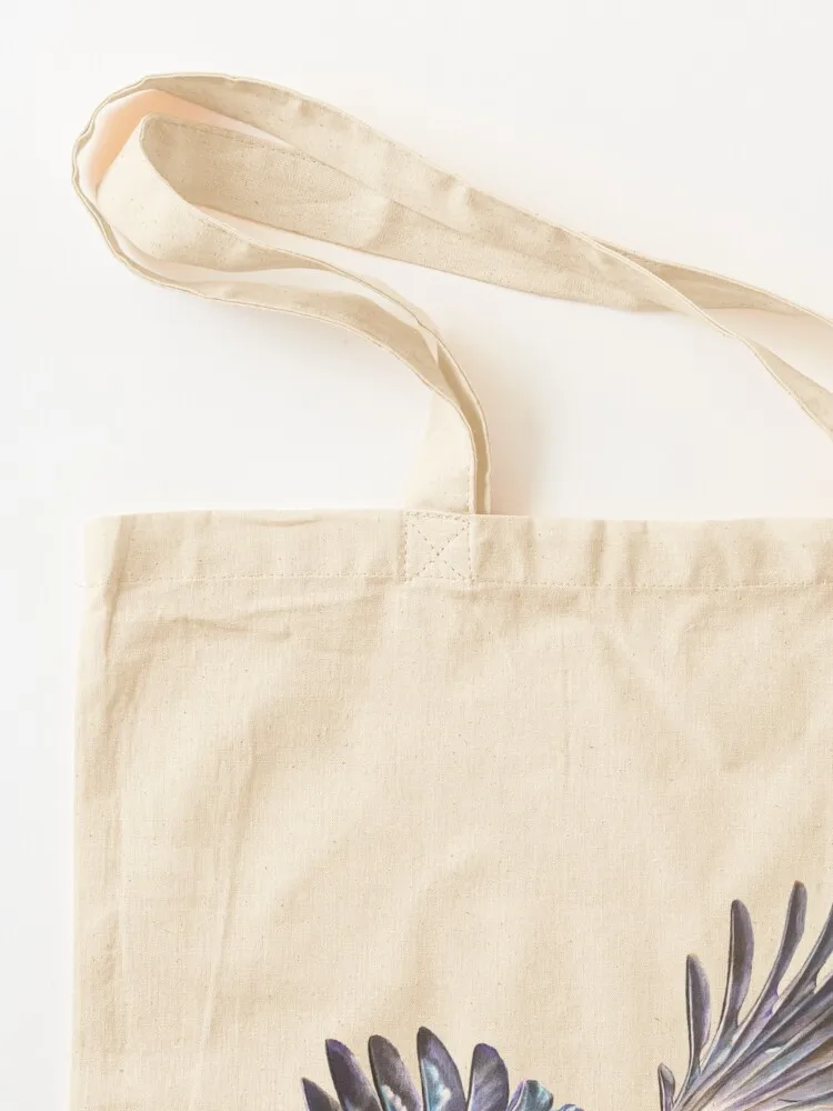 الغراب في الطيران - رسم بالقلم الرصاص الملون حمل حقيبة مخصصة حمل حقيبة أكياس قماش أكياس قماش البيئية