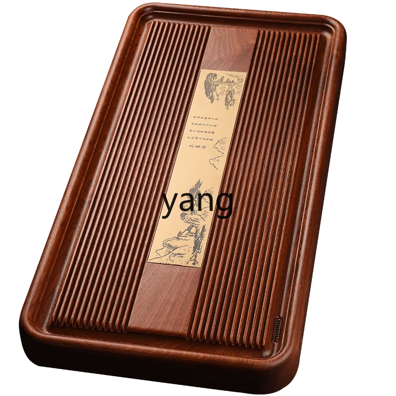 LTT rosewood solid wood tea tray whole log household tea table kung fu tea set tray