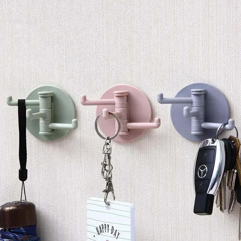 10 Stück Mehrzweckhaken, selbstklebend, für Wand, Tür, Schlüsselhalter, Rack, Badezimmer, Handtuchhalter, Rack, Aluminium, Mehrzweck-Aufbewahrungshaken