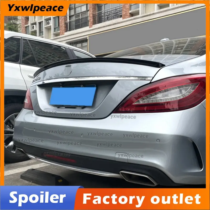 

For Mercedes CLS Class W218 2011 2012 2013 2014 2015 2016 Spoiler ABS Plastic AMG Style Rear Trunk Lip Wing Spoiler Car Styling