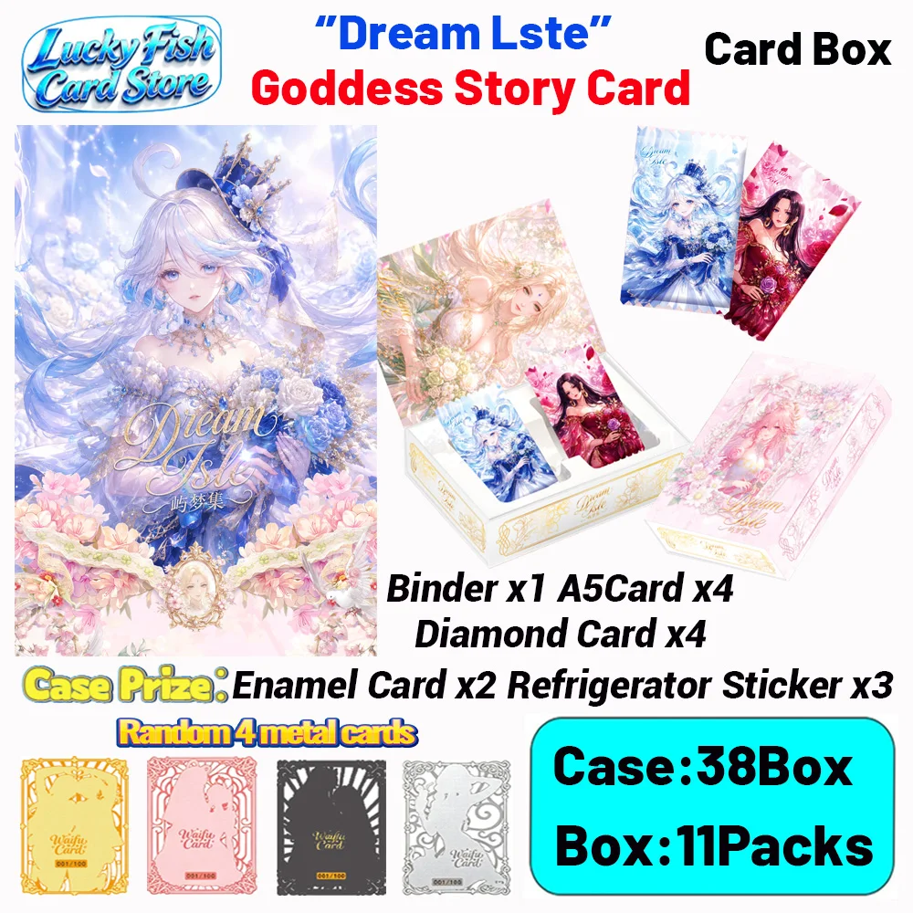 Wholesale 2026 New 'Dream Lste' Goddess Cheer Squad Goddess Story Waifu Cards Limited Edition Children's Toys Birthday Gift